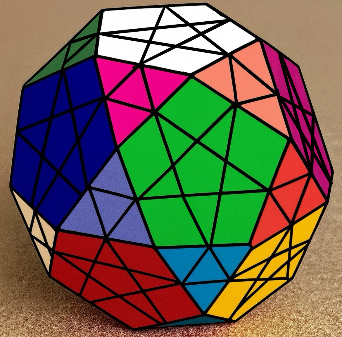 Magic icosidodecahedron