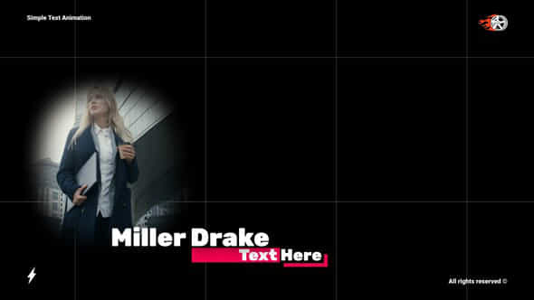 Simple Text Animation - VideoHive 58020296