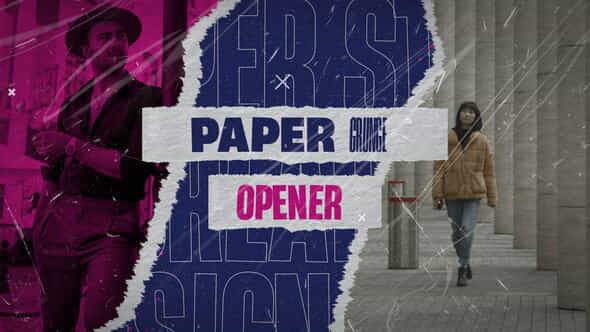 Paper Grunge Opener - VideoHive 54253023