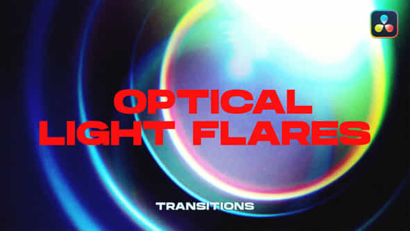 Optic Light Flares Transitions Davinci Resolve - VideoHive 48290690