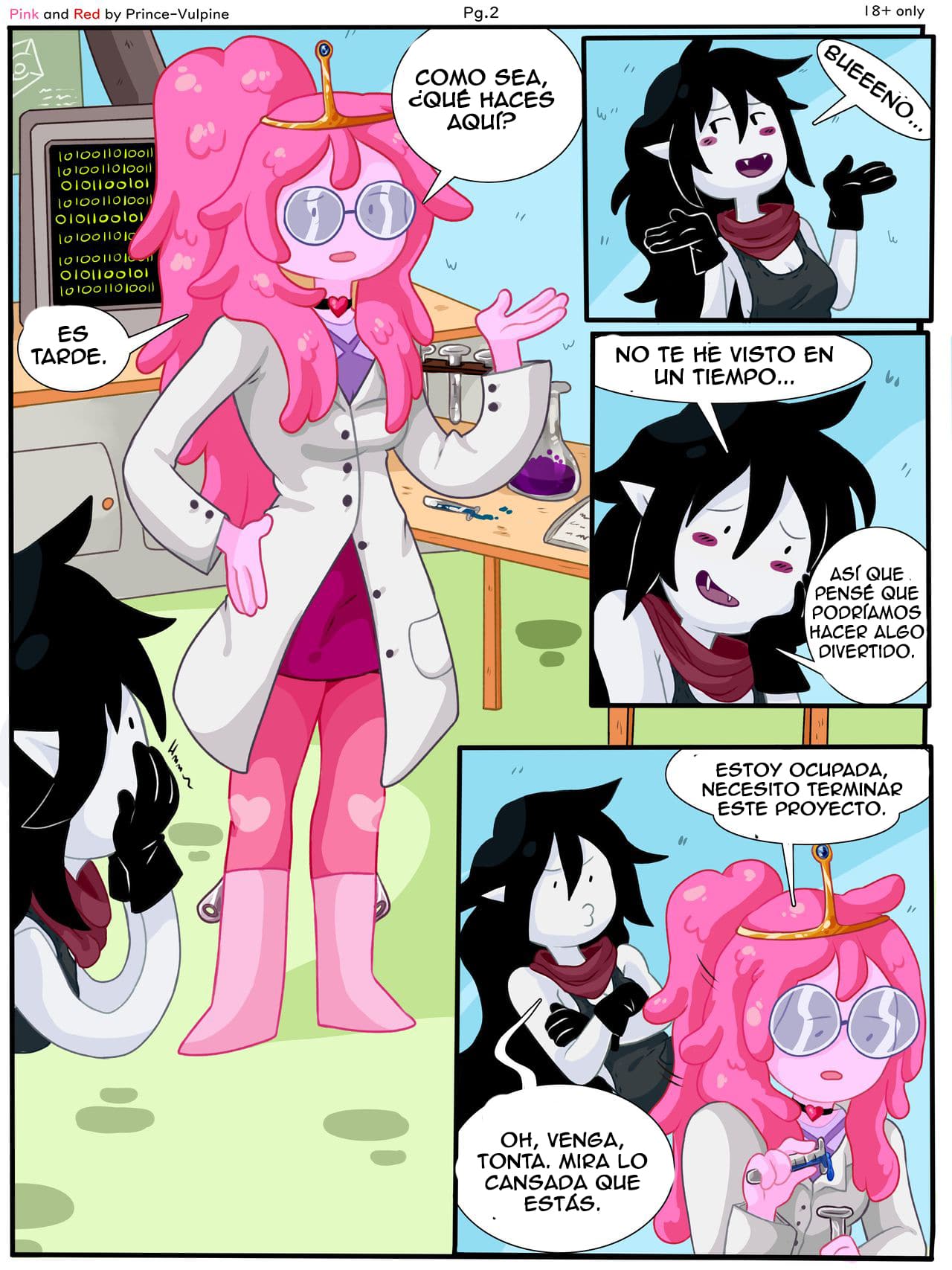 Pink and Red – Bubbline Comic - 2