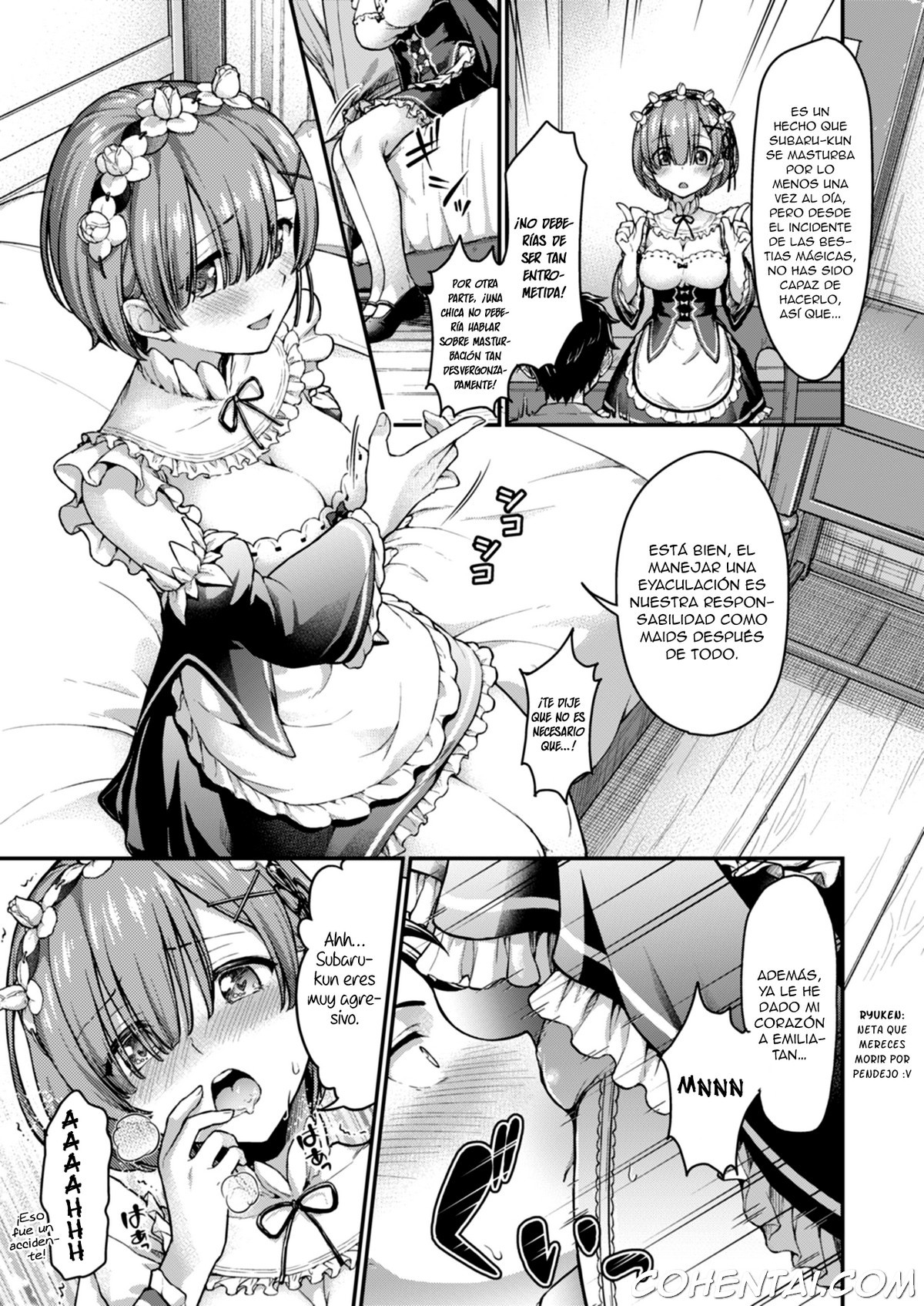 Ecchi kara Hajimeru Fujun Isei Kouyuu – illicit sexual relationship (Re:Zero kara Hajimeru Isekai Seikatsu) xxx comics manga porno doujin hentai español sexo Re:Zero kara Hajimeru Isekai Seikatsu Rem Subaru Natsuki