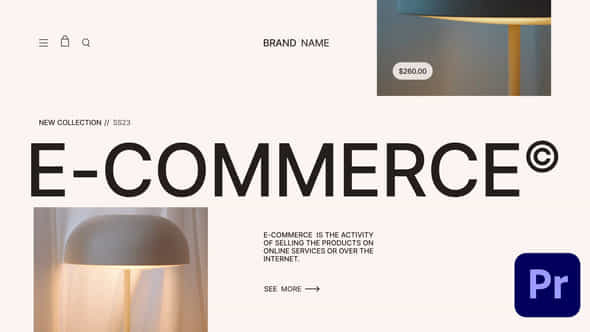 Minimalistic E-Commerce Promo - VideoHive 39242816