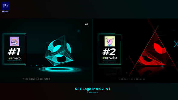 Nft Logo Intro 2 In 1 - VideoHive 37189656