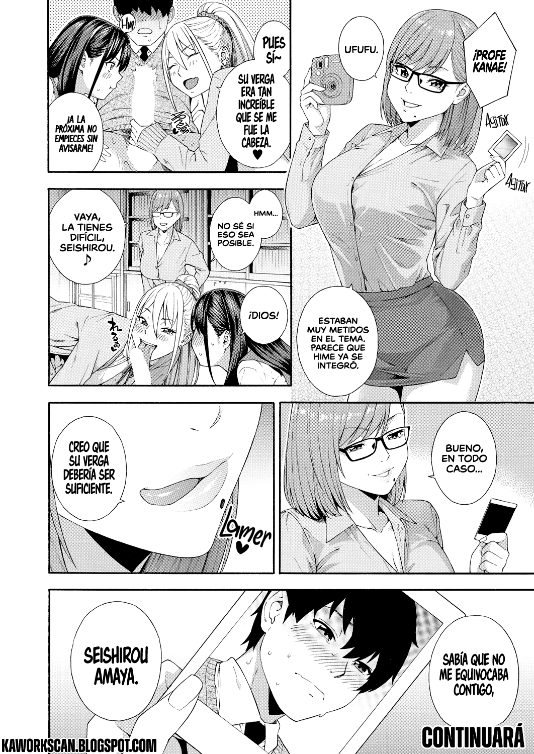 [Zonda] Fellatio Kenkyuubu _ Departamento de Investigación de las Felaciones Ch. 1-4 [Span