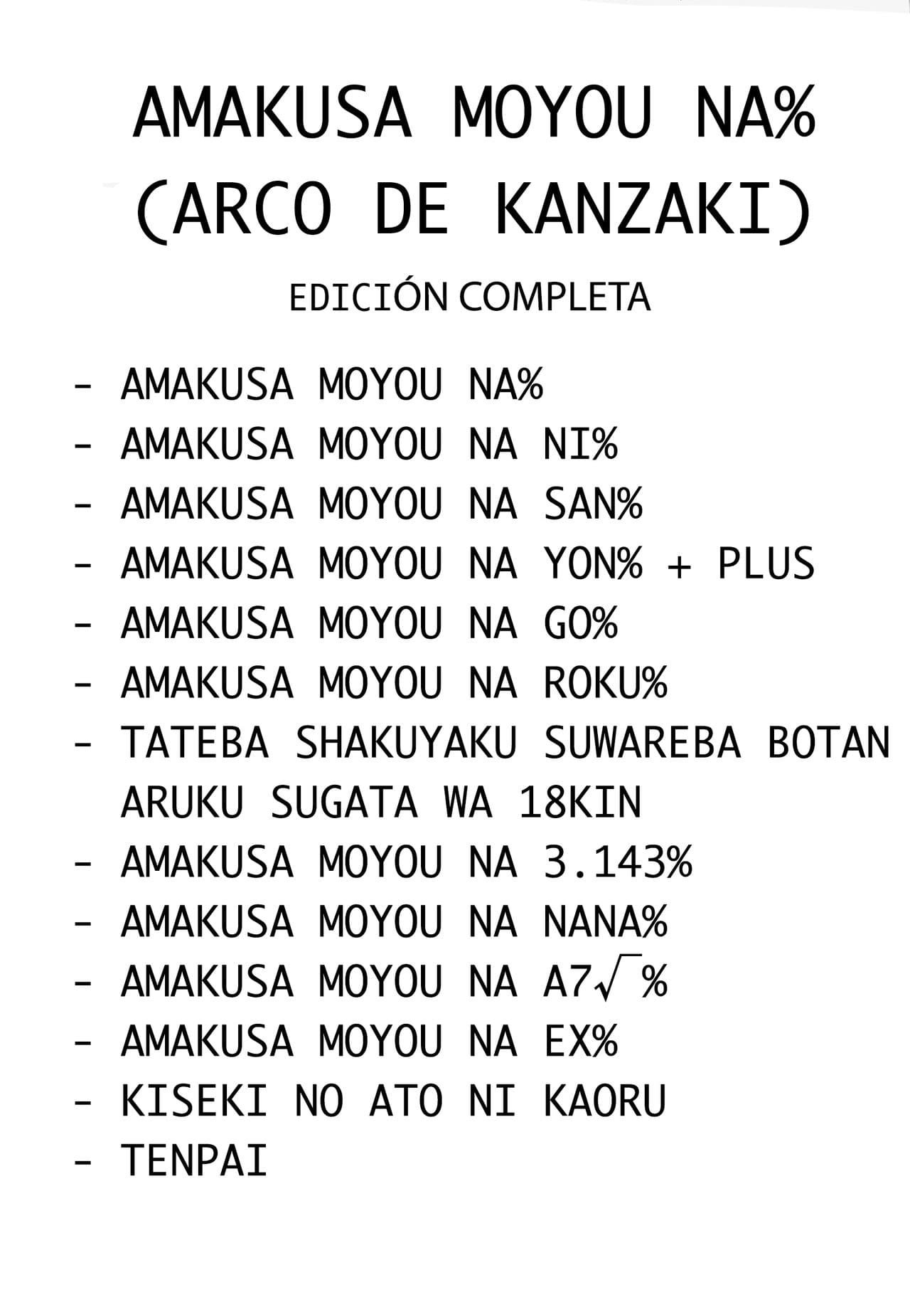 Amakusa Moyou na EX COMPLETO (PARTE 1) - 0