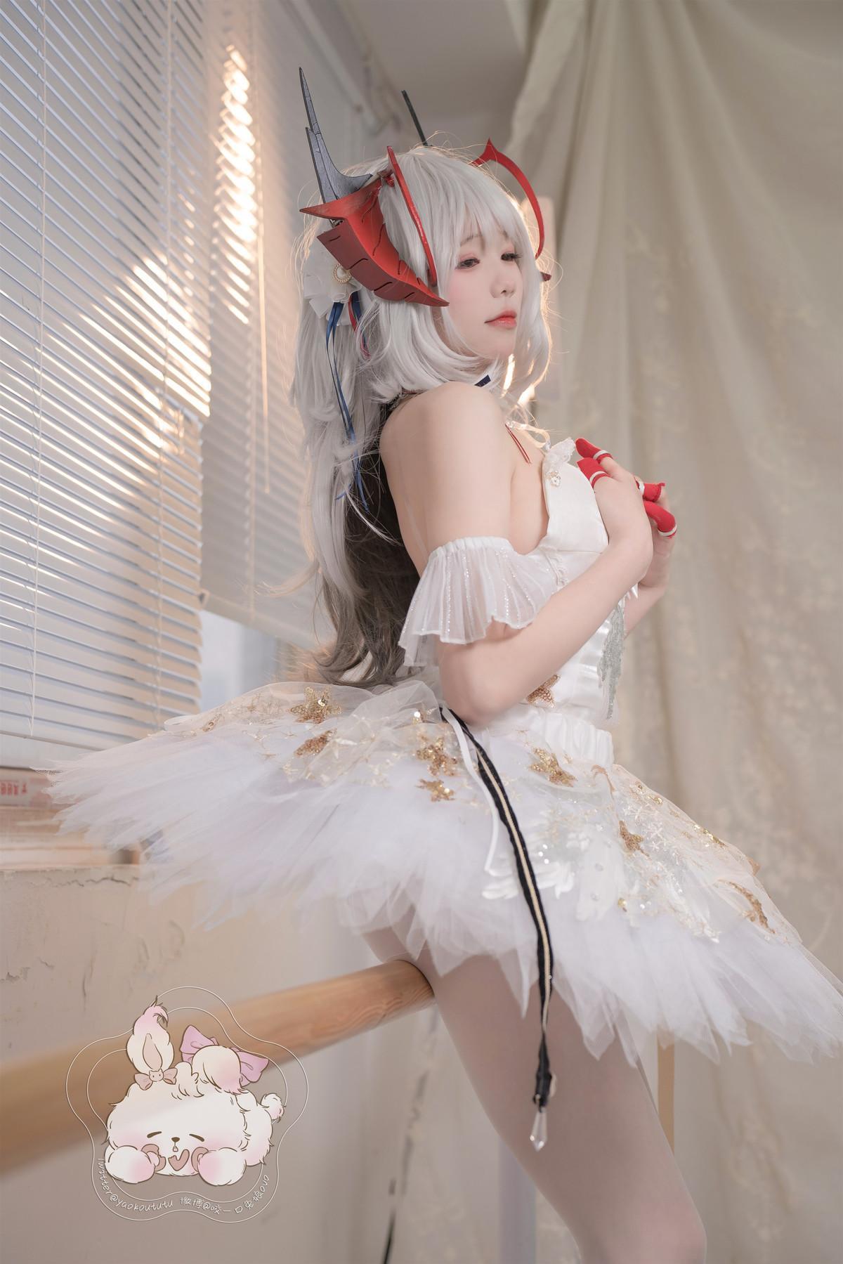 Cosplay 咬一口兔娘 天鹅之舞(9)