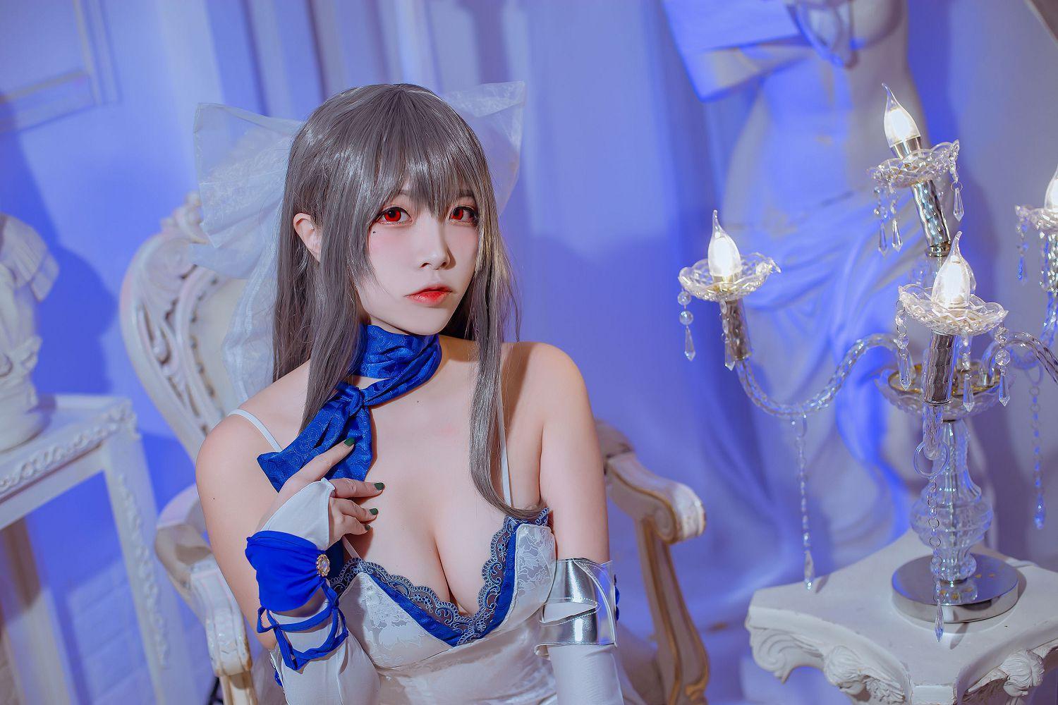 [福利女神cosplay] 二佐Nisa - 碧蓝航线 路易九世礼服(9)