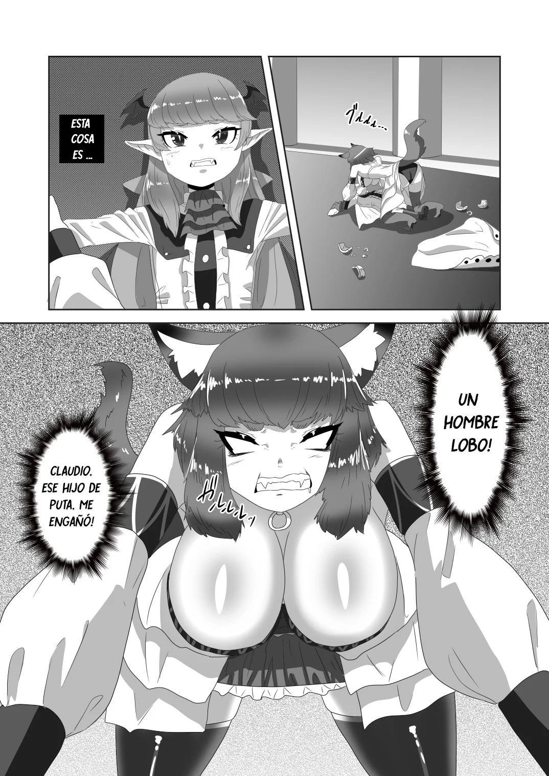 Vampire Shota And Sacrificial Futanari She-Werewolf - 10