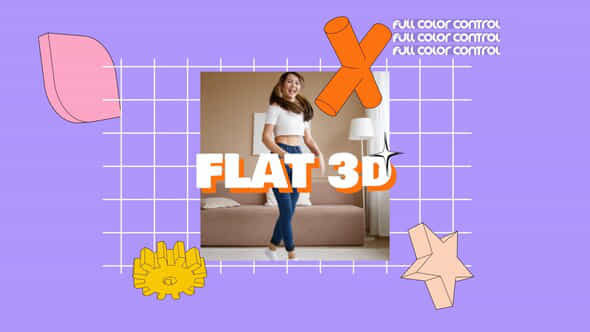 Flat 3D Pop - VideoHive 42906677