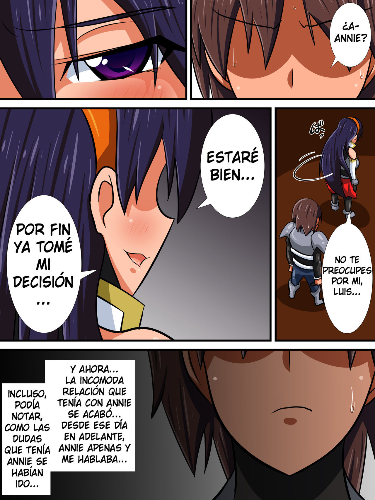 [Haneinu] Osananajimi no Onna Kishi ga Oujo ni Naru Made Kouhen [Spanish] [Yumrod]