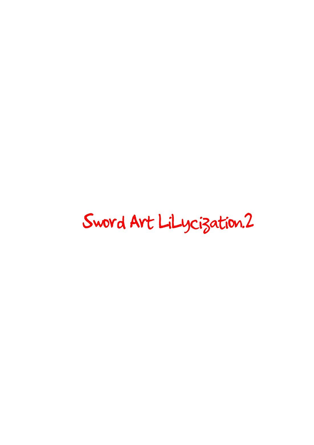 Sword Art Lilycization 2 (decensored) - 1