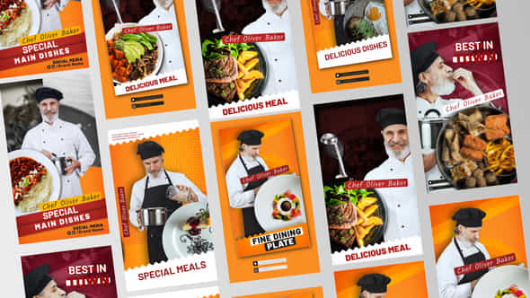 Chefs Restaurant Stories - VideoHive 51716572