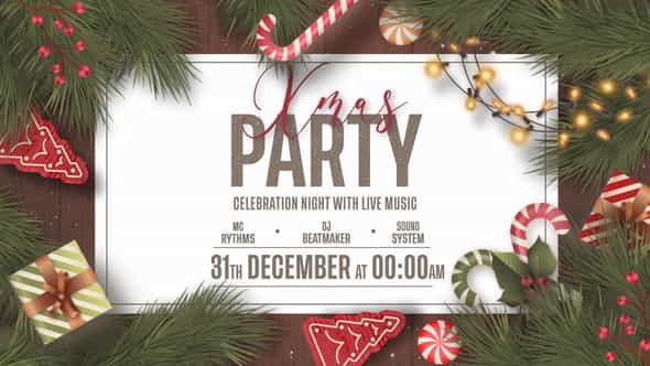 Xmas Party Invitation - VideoHive 35380035