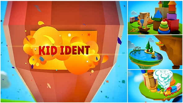 Kids Show Ident Broadcast Package - VideoHive 8839798