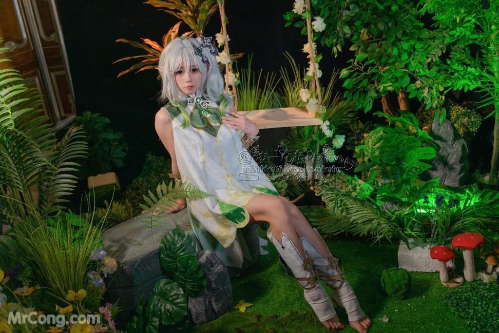 Coser@黏黏团子兔: 万年萝莉纳西妲 (40 photos)(37)