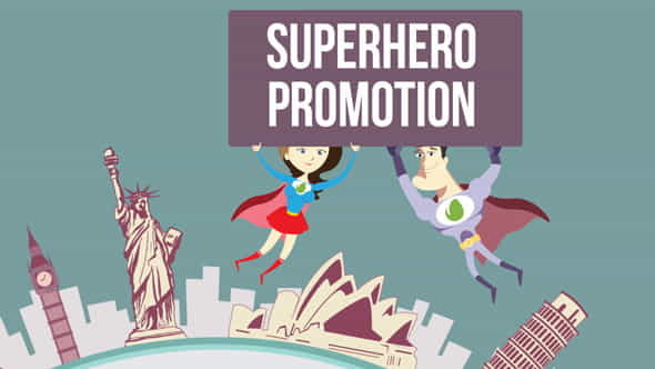 Superhero Promotes Your App or - VideoHive 9220047