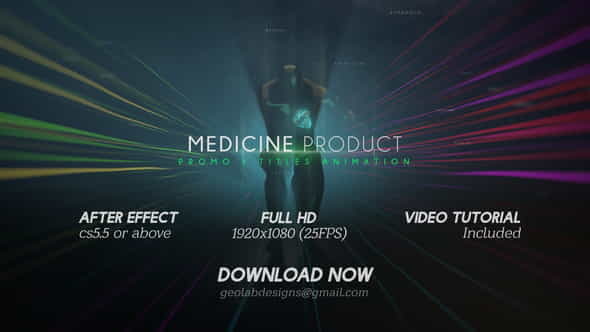 Medicine Product PromoTitles AnimationsHuman Titles - VideoHive 24143218