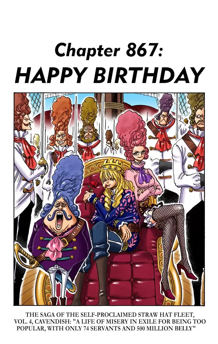 One Piece Manga 867 Full Color One Piece Fans