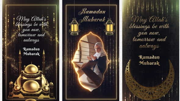 Ramadan Kareem Social Media Intro - VideoHive 36832037