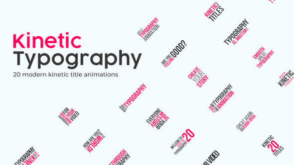 Kinetic Typography - VideoHive 40280577
