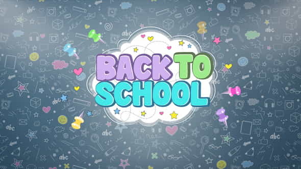 4K Back To School Opener - VideoHive 37304870