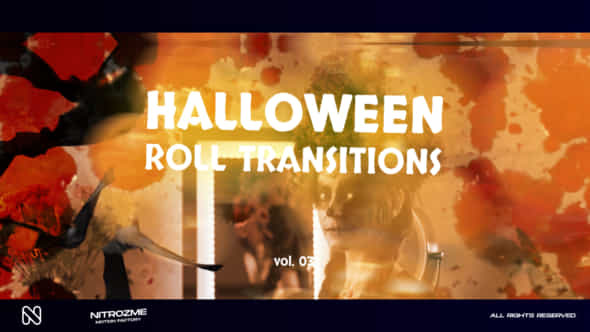 Halloween Roll Transitions - VideoHive 48378253