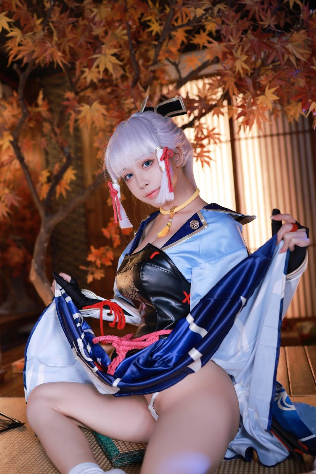 Cosplay 水淼Aqua 神里綾華 Kamisato Ayaka(23)