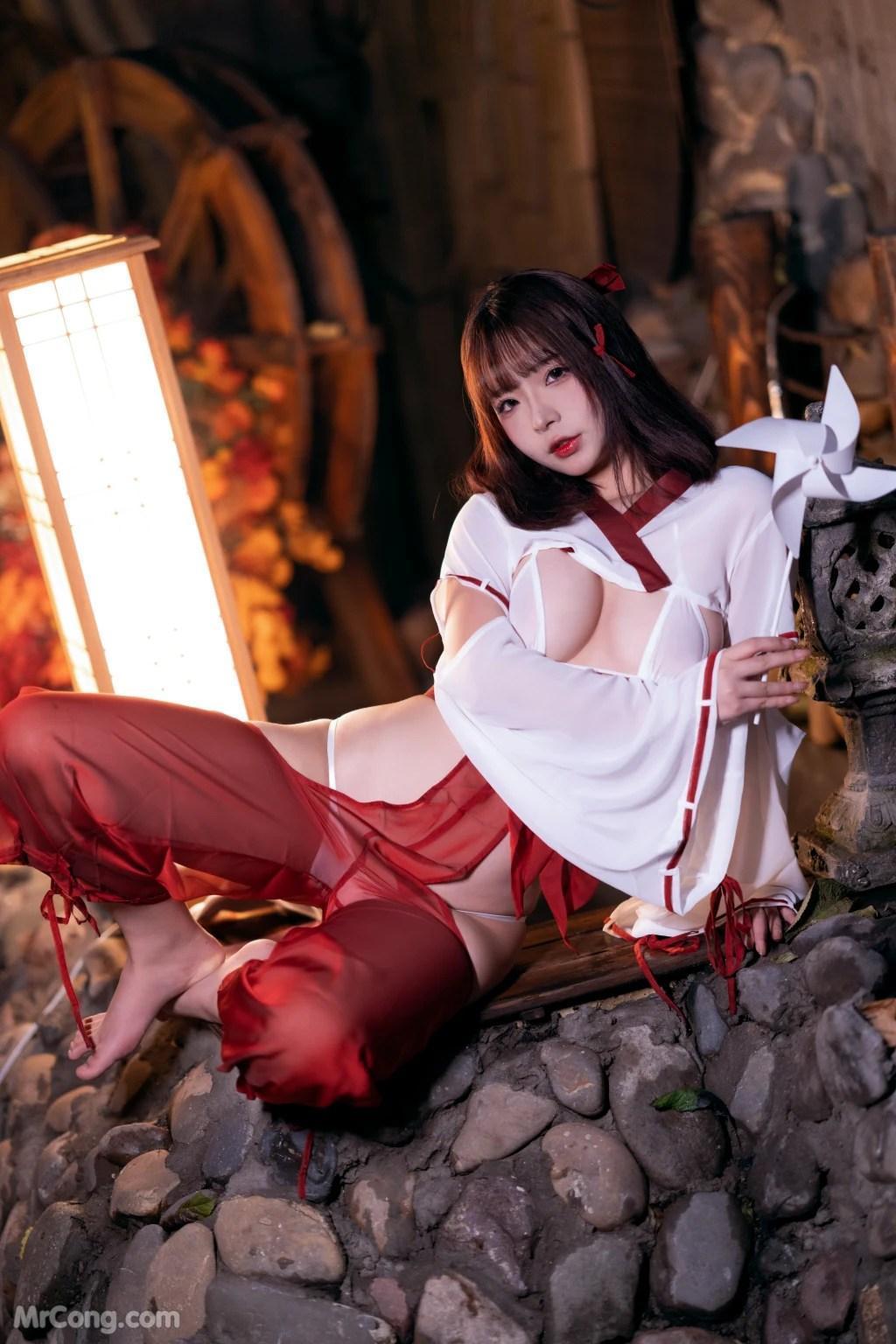 Coser@yuuhui玉汇 No.33: 祝巫神女 (120 photos)(15)