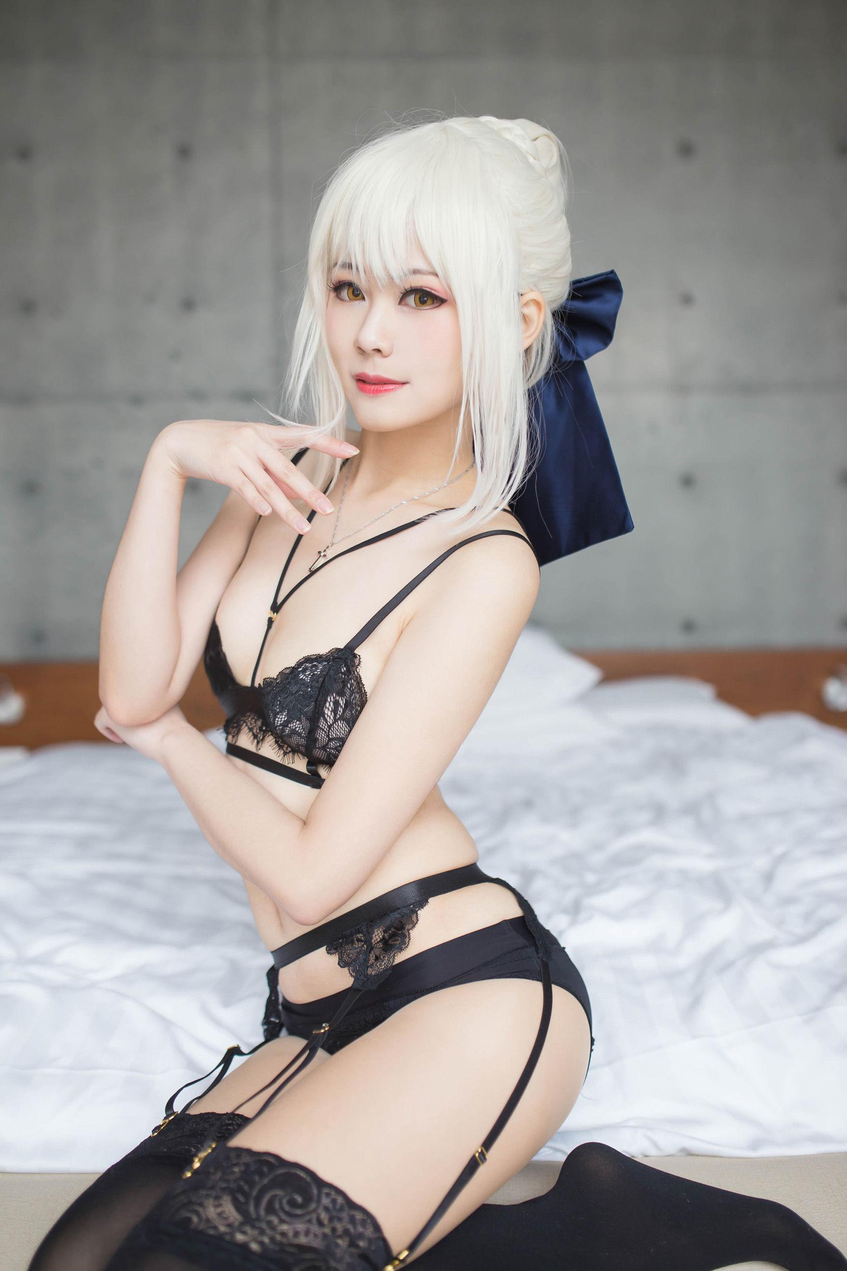 [Cosplay] 萱-KaYa – 黑贞 黑呆毛下着(3)