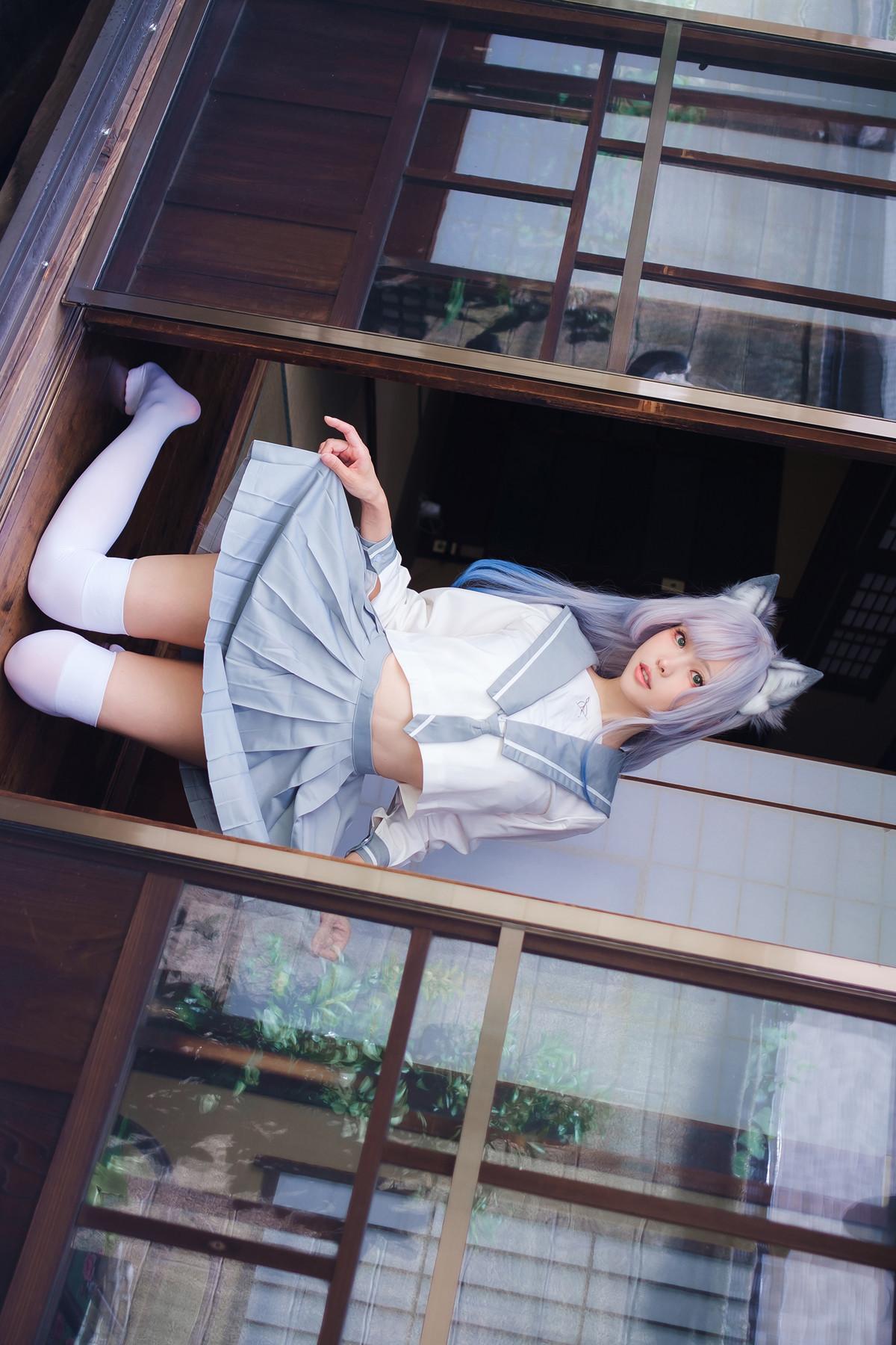 Cosplay ElyEE子 Veranda White Cat緣廊白貓(29)