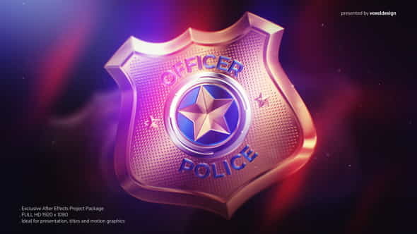 Police Badge Opener - VideoHive 25783118