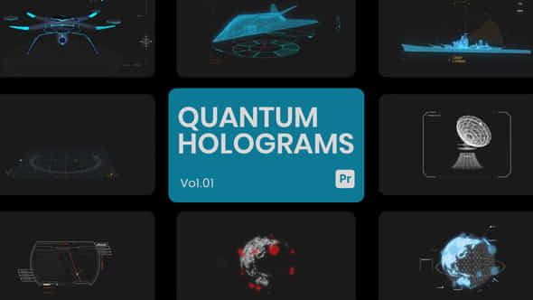 Quantum Holograms 01 - VideoHive 45190042