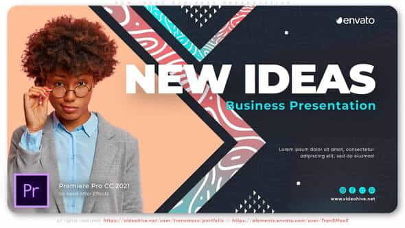 New Ideas Business Presentation - VideoHive 33950396