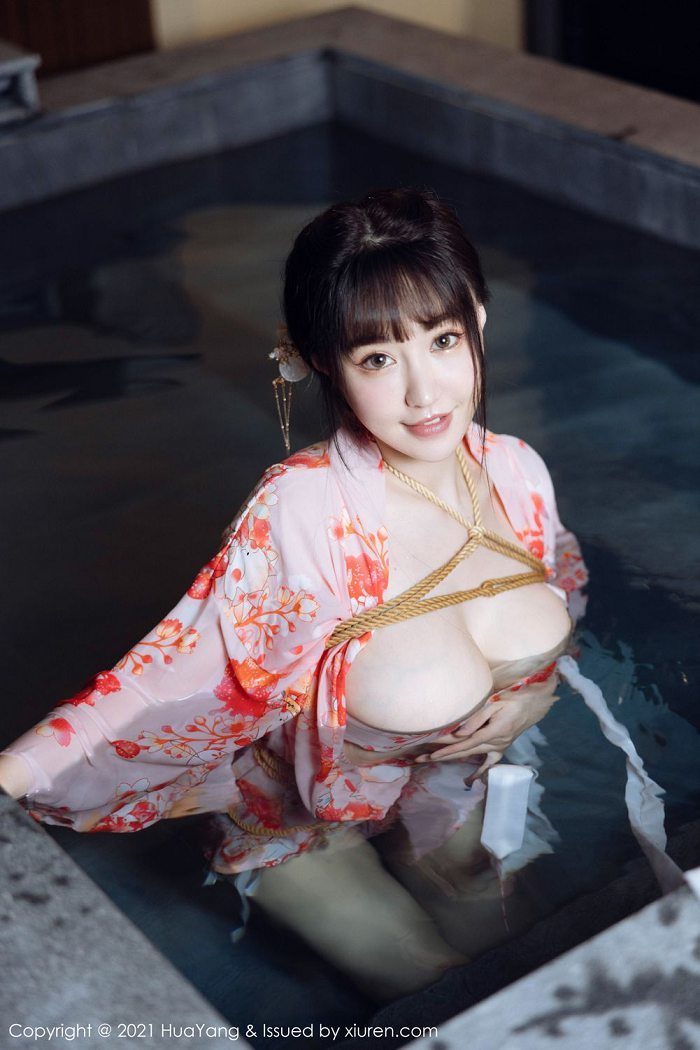 花漾朱可儿色彩缤纷和服捆绑诱惑写真(29)