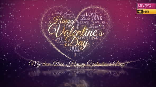 Valentines Day Wishes - VideoHive 30233363