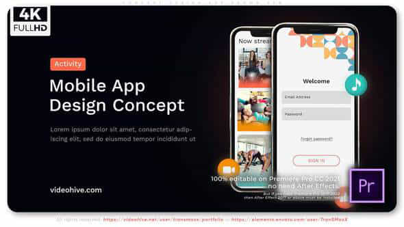 Concept Design App - VideoHive 33119836