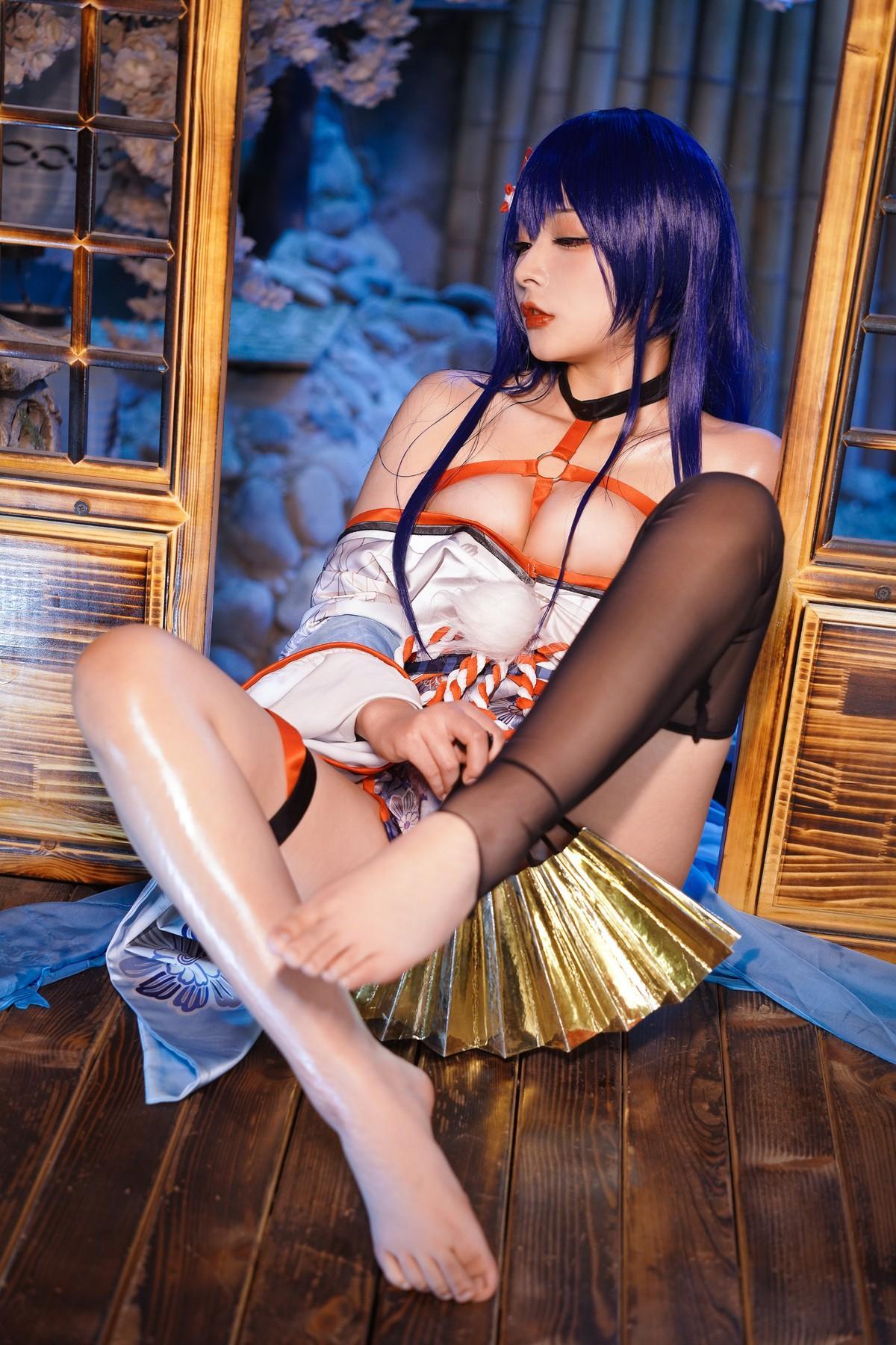 Cosplay Yuuhui玉汇 EroPhone Re 真子-和服抹油 Set.01(10)