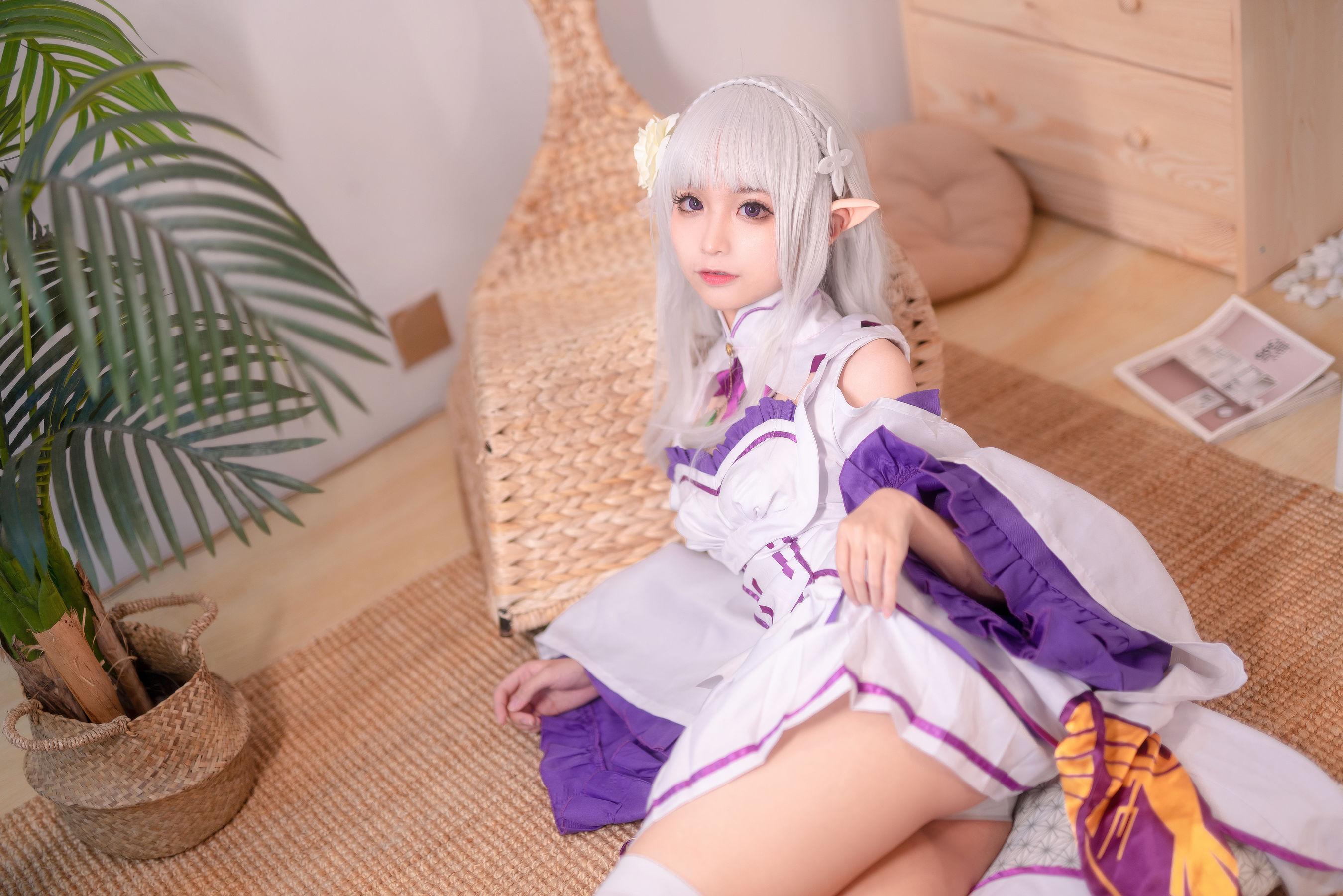 [美女Coser] 蠢沫沫 《艾米利亚》 写真集(14)