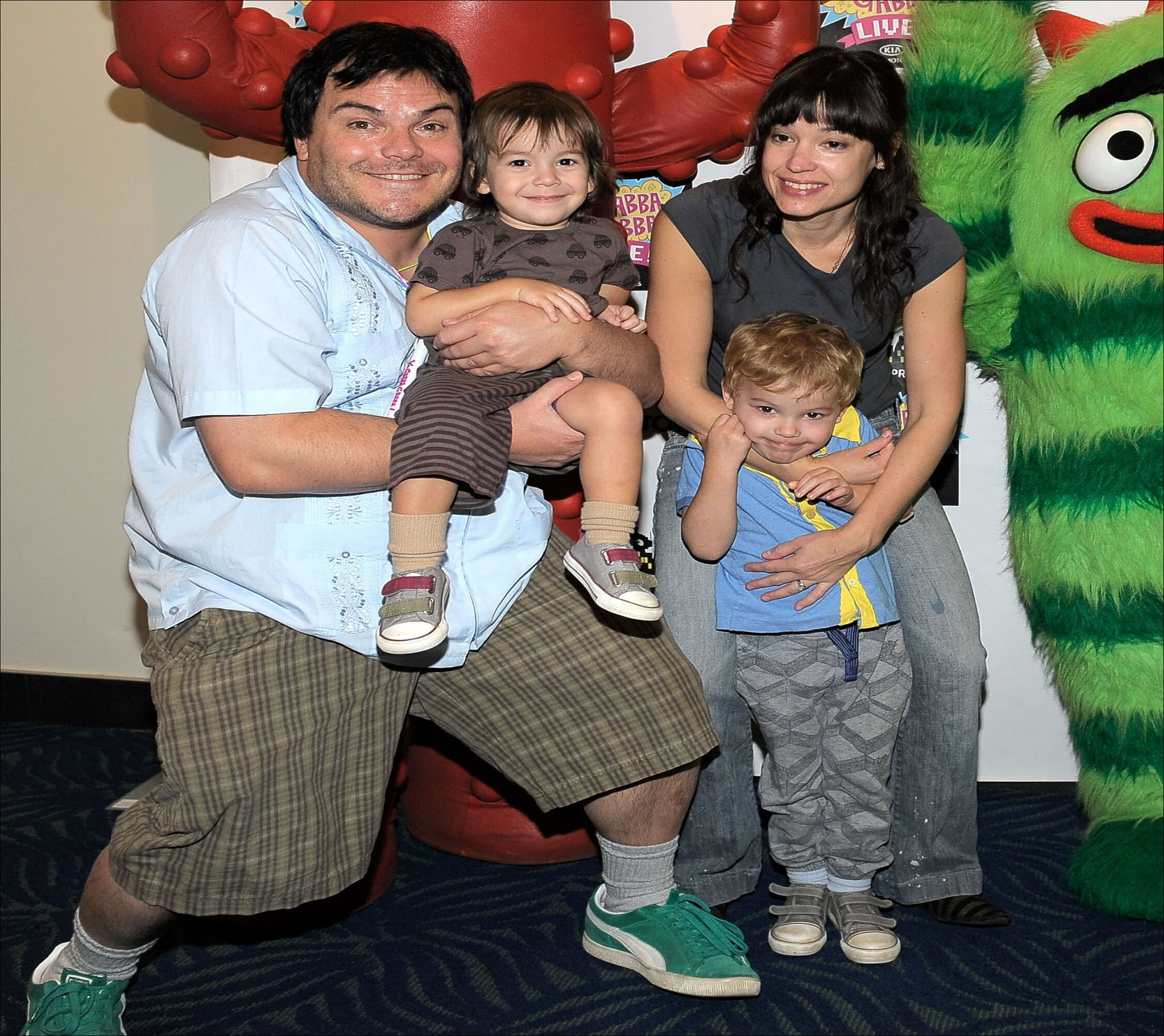 Actor Jack Black and son Samuel Jason Black arrive at the premiere of  News Photo - Getty Images