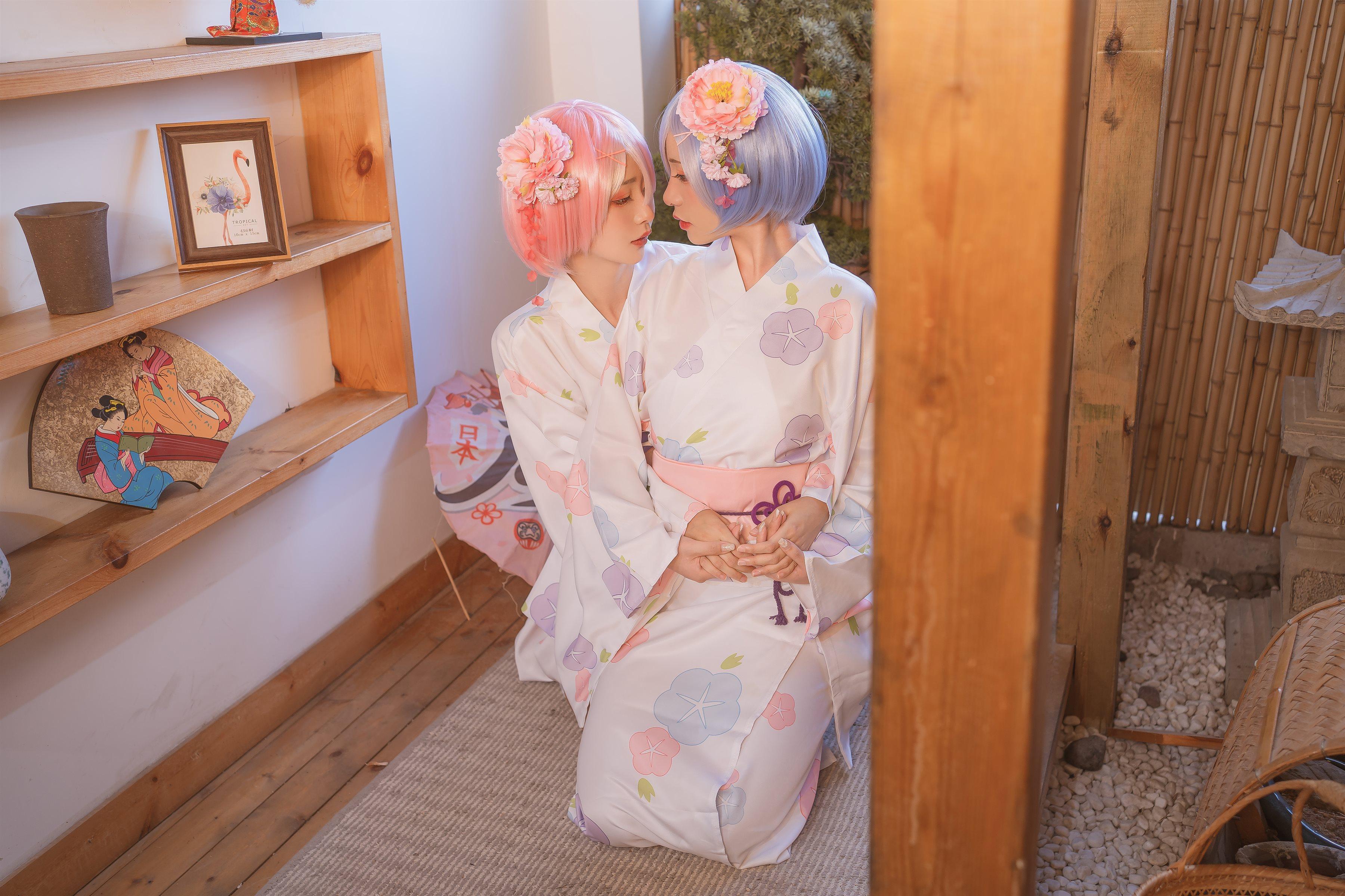 爆机少女喵小吉 Nekokoyoshi - 八月番T3会员 双子：拉姆蕾姆(25)