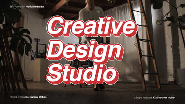 Creative Text Animation - VideoHive 58598201