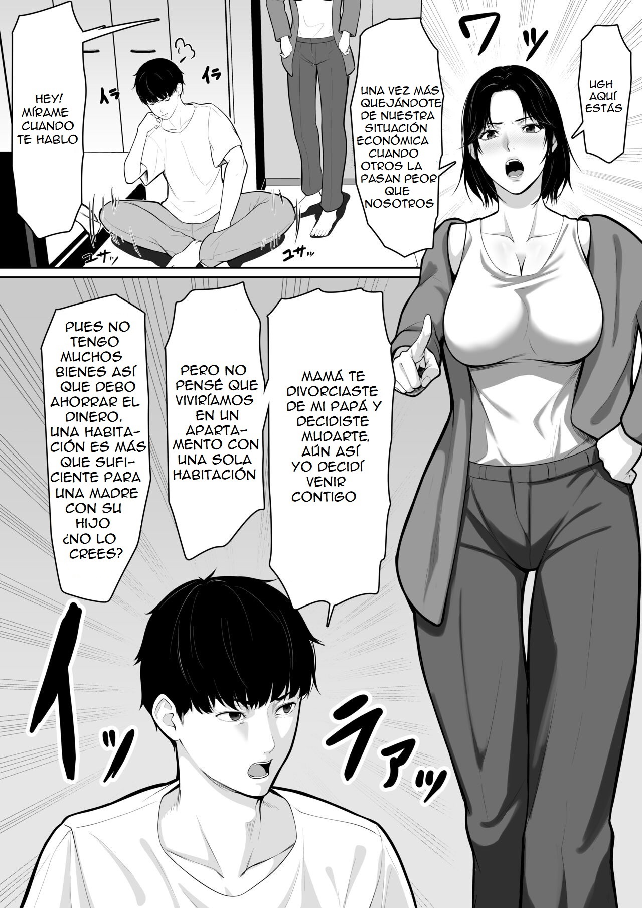 [Kuruto] Okaa-san de Sumasushikanakute [Spanish]