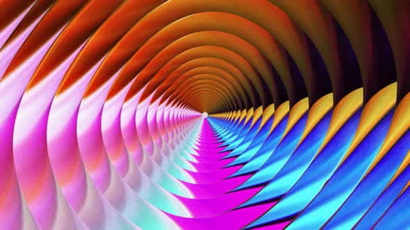 Abstract radial swirling vortex motion - VideoHive 34145122
