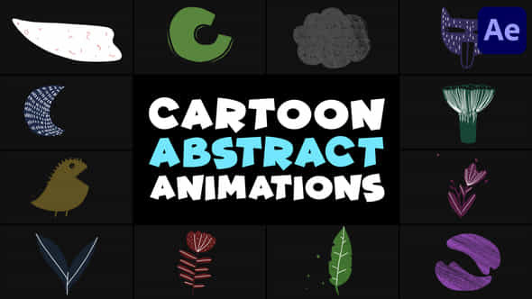 Cartoon Abstract Animations - VideoHive 48522869