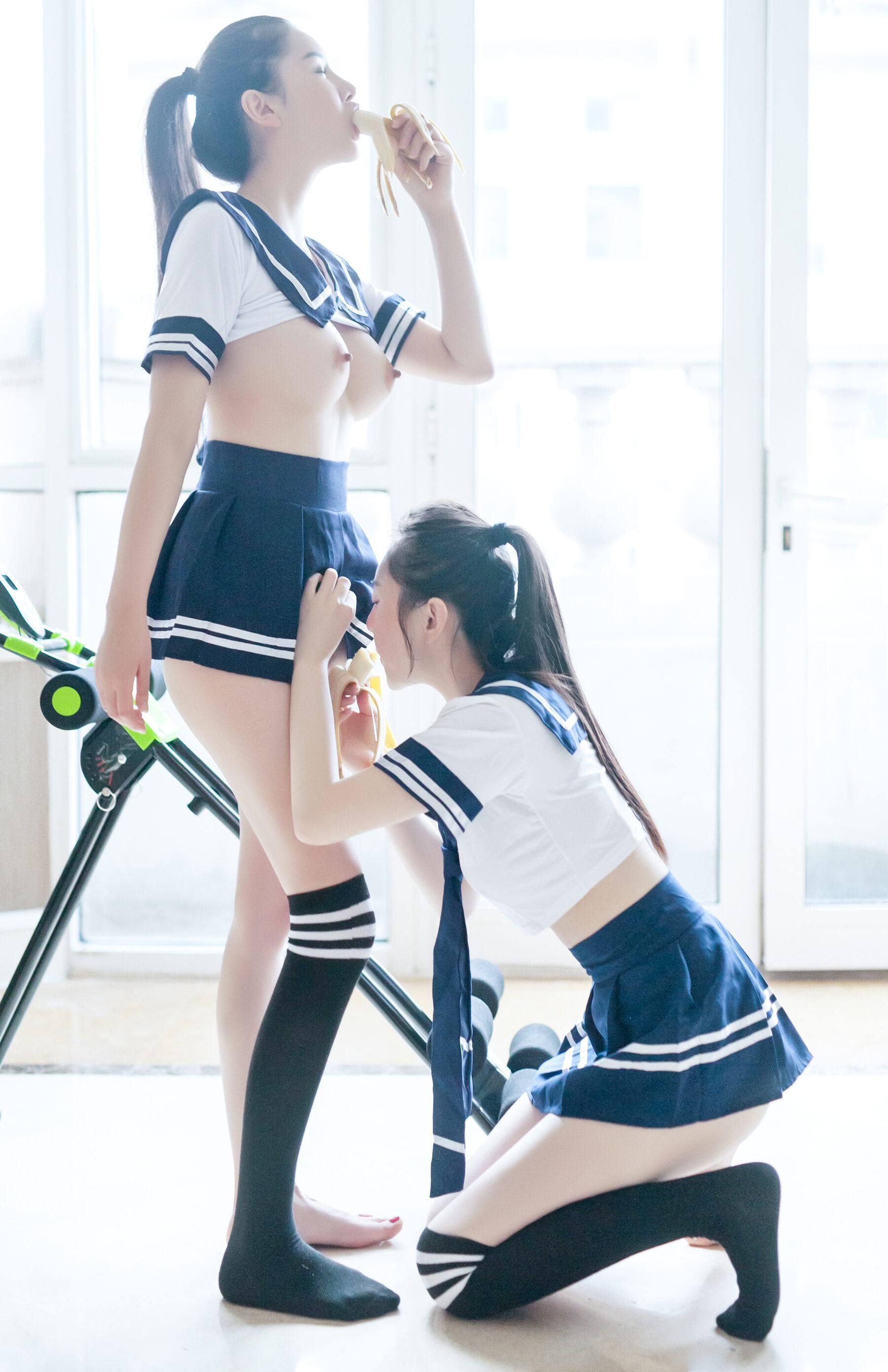 国模人体 李丽莎&顾欣怡《姐妹》(26)