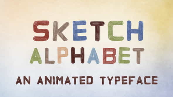 Sketch Alphabet | After Effects - VideoHive 10972791