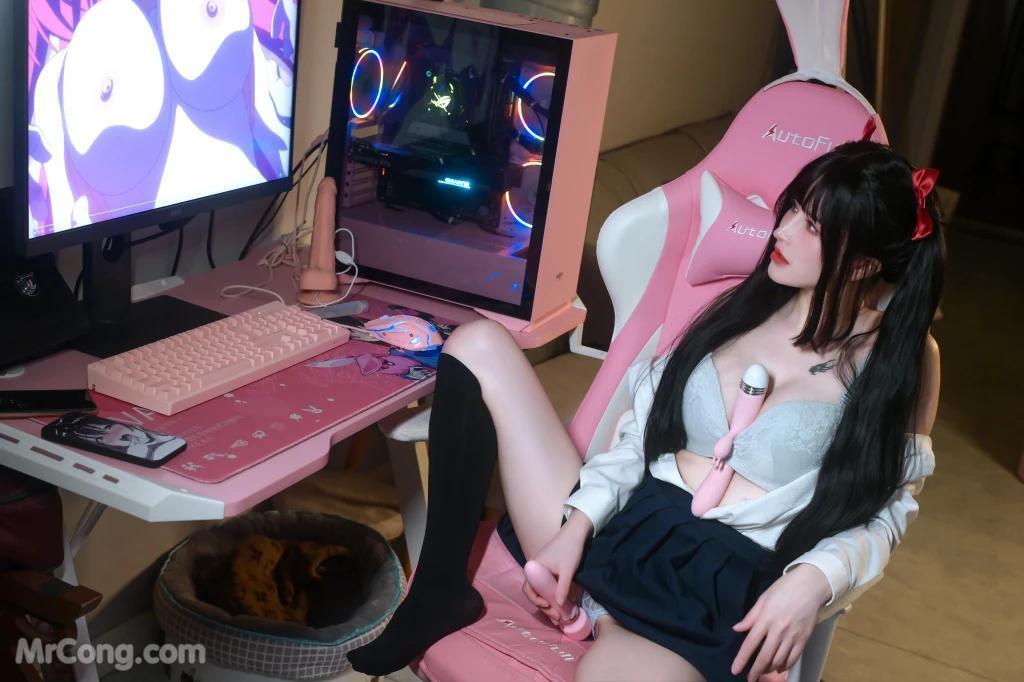 Coser@鹿八岁: JK少女的悸动 (120 photos )(75)
