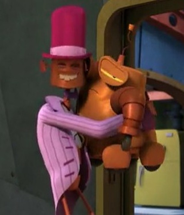 another image of gizmo hugging robot