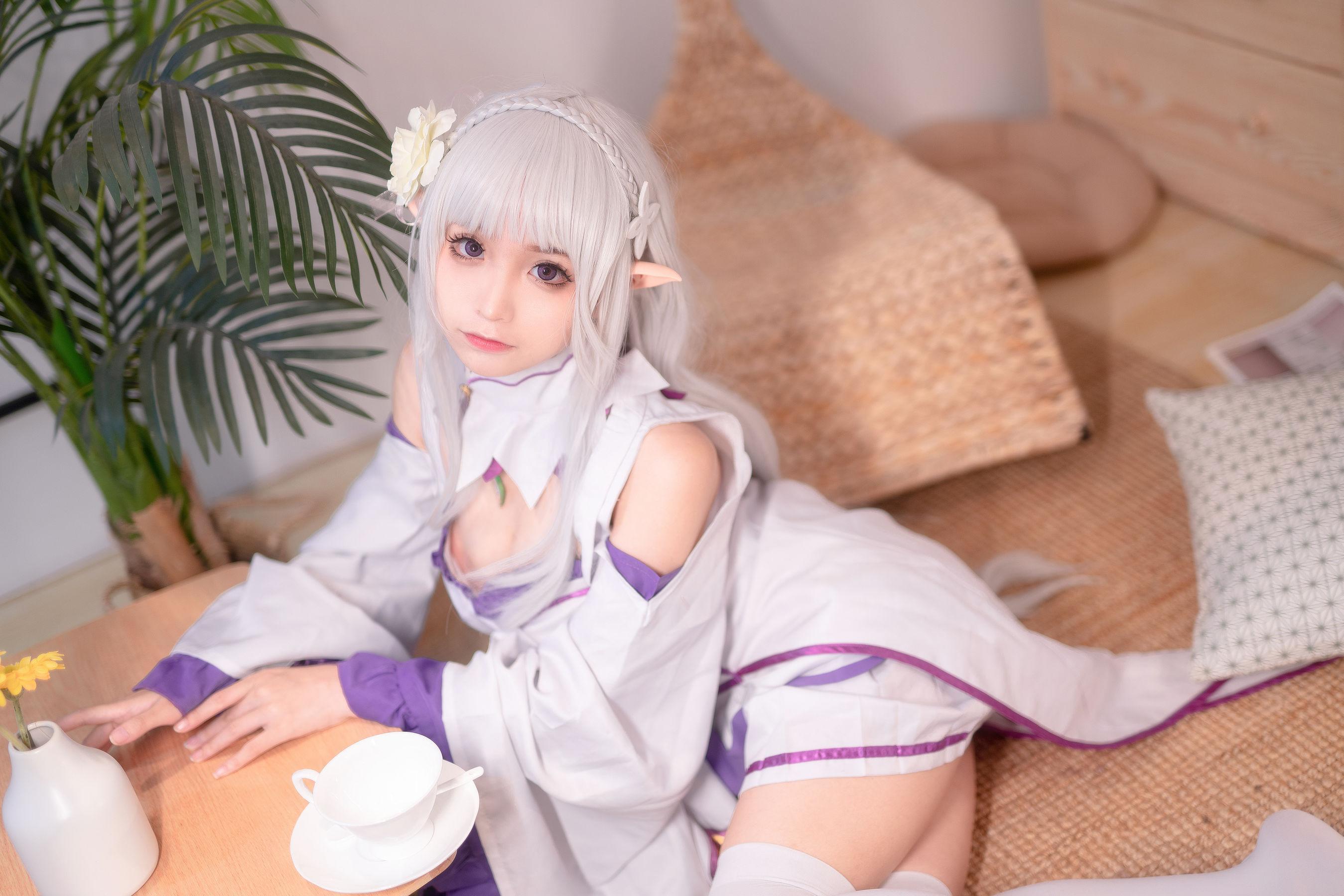 [美女Coser] 蠢沫沫 《艾米利亚》 写真集(23)